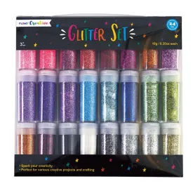 24-Piece Glitter Set CR2120MX