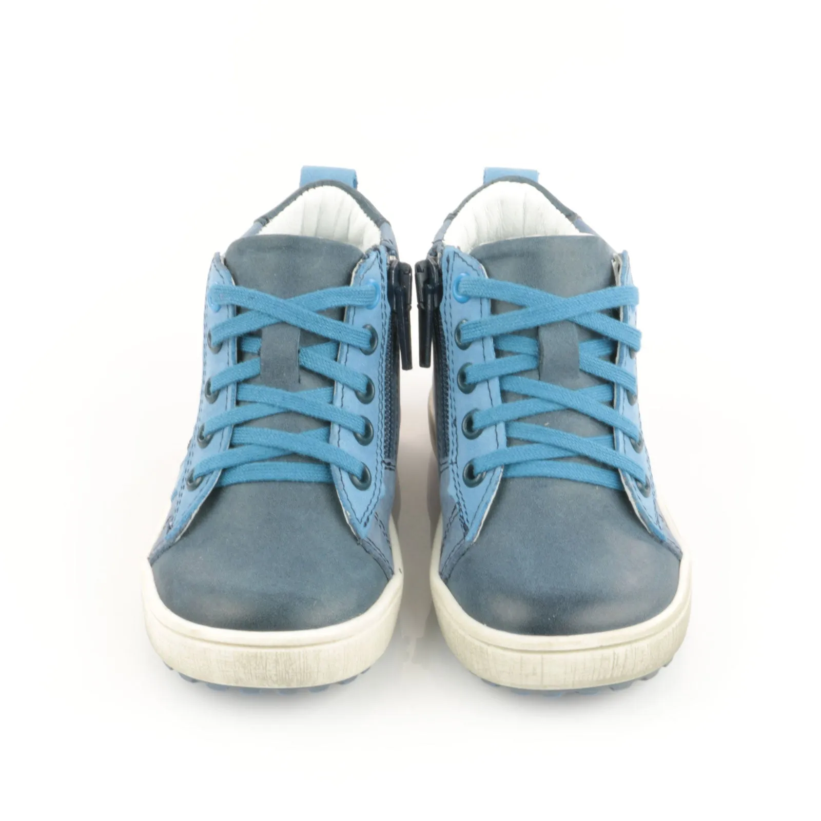 (2636A-2) Lace Up Sneakers with zipper