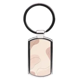 Abstract Beige Luxury Keyring