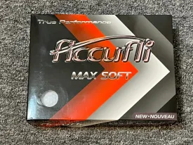 Accufli Max Soft Golf Balls White