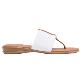 Andre Assous Nice Featherweights ™ Elastic Sandal (White)