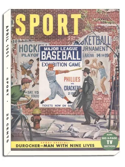 April 1951 Sport Cover (Sports Illustration)