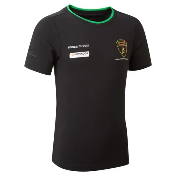 Automobili Lamborghini Squadra Corse Kids Team T-Shirt - Youth Black