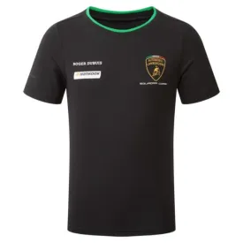 Automobili Lamborghini Squadra Corse Kids Team T-Shirt - Youth Black