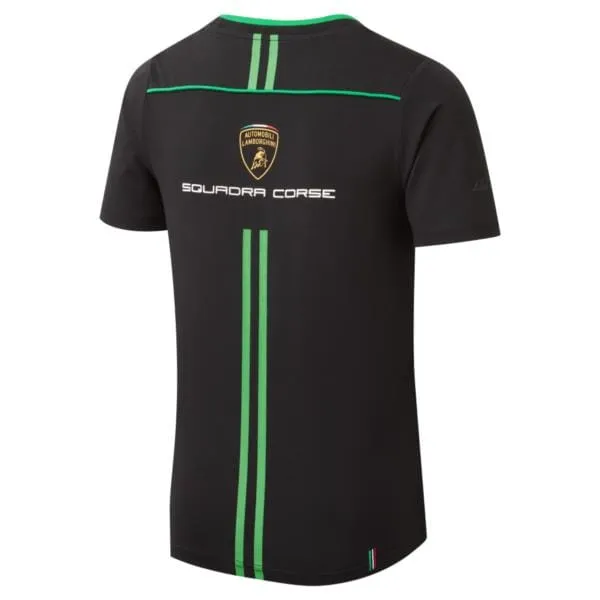 Automobili Lamborghini Squadra Corse Kids Team T-Shirt - Youth Black