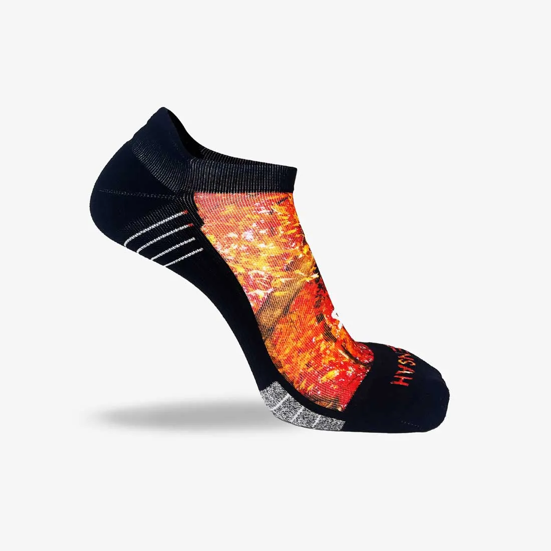 Autumn Trees Running Socks (No Show)