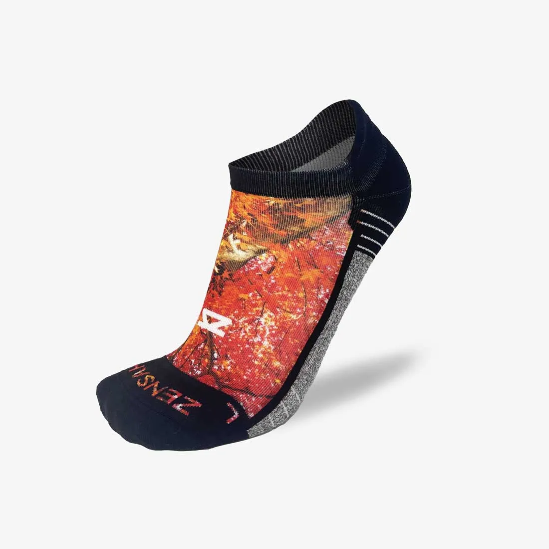 Autumn Trees Running Socks (No Show)