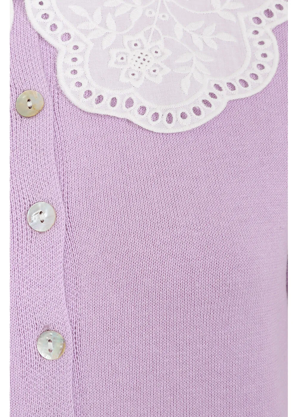 Banned Poodle Cutie 40's Cardigan Lilac