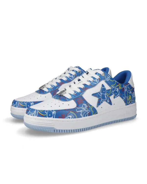 Bape STA X Medicom Toy Be@R Camo M1 Sneakers Light Blue