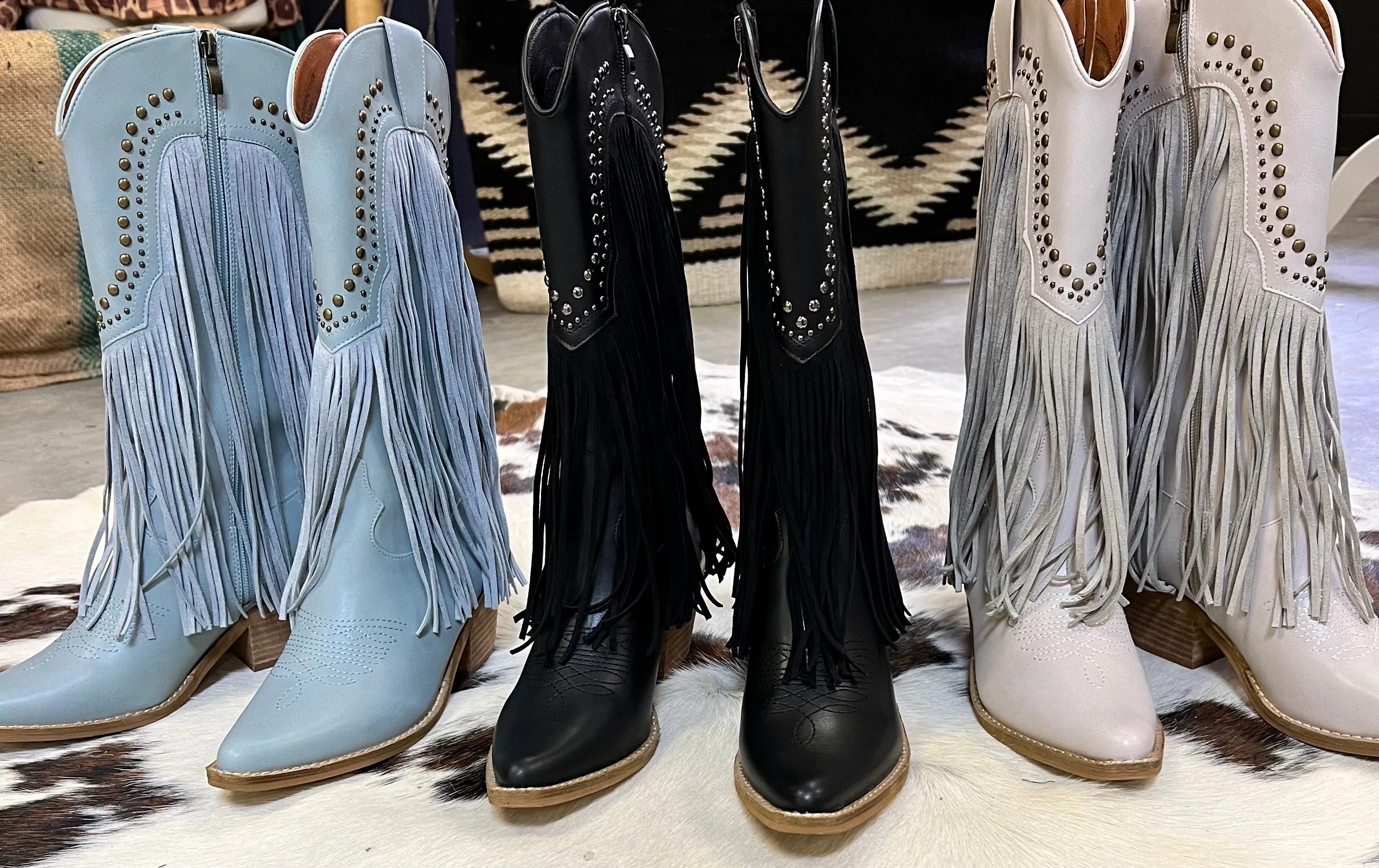 Beastly Fringe Boots