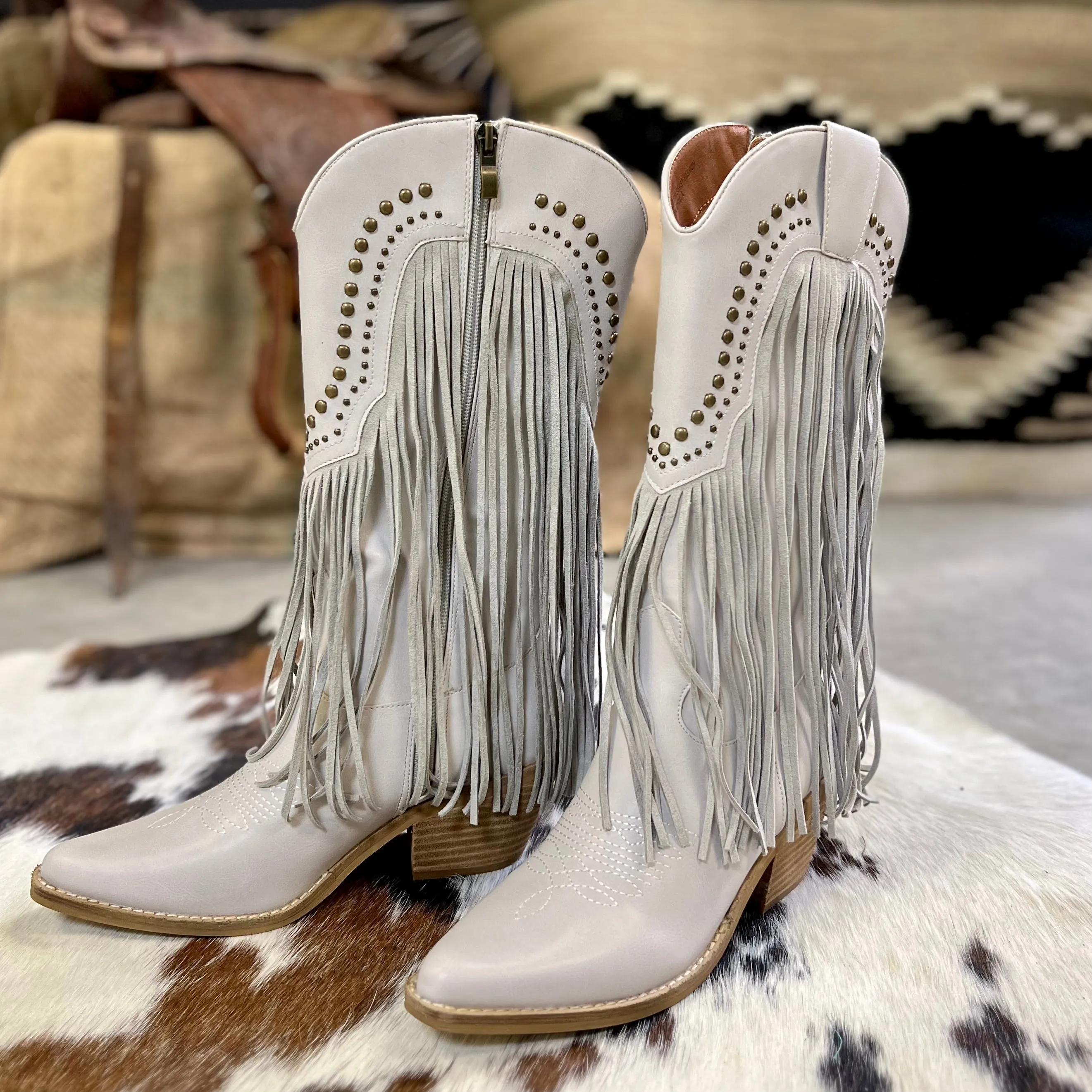 Beastly Fringe Boots