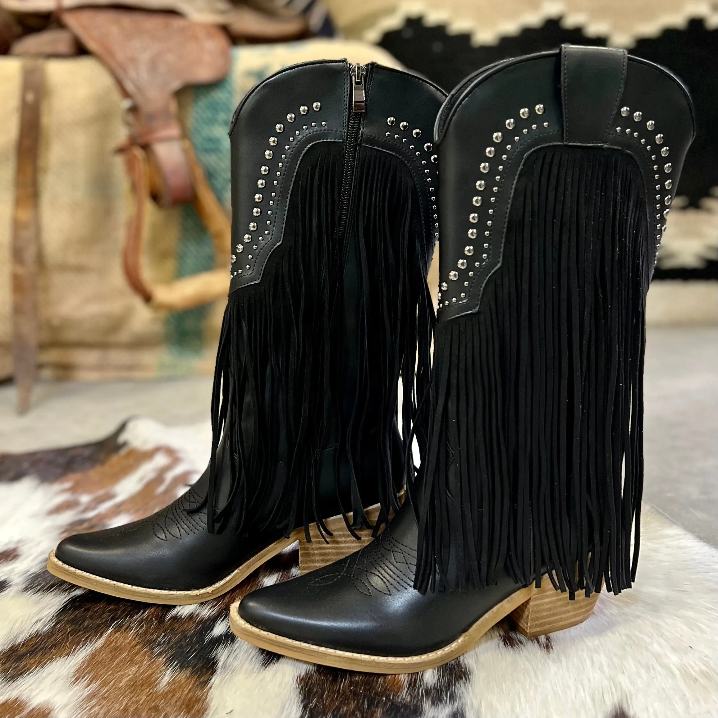 Beastly Fringe Boots