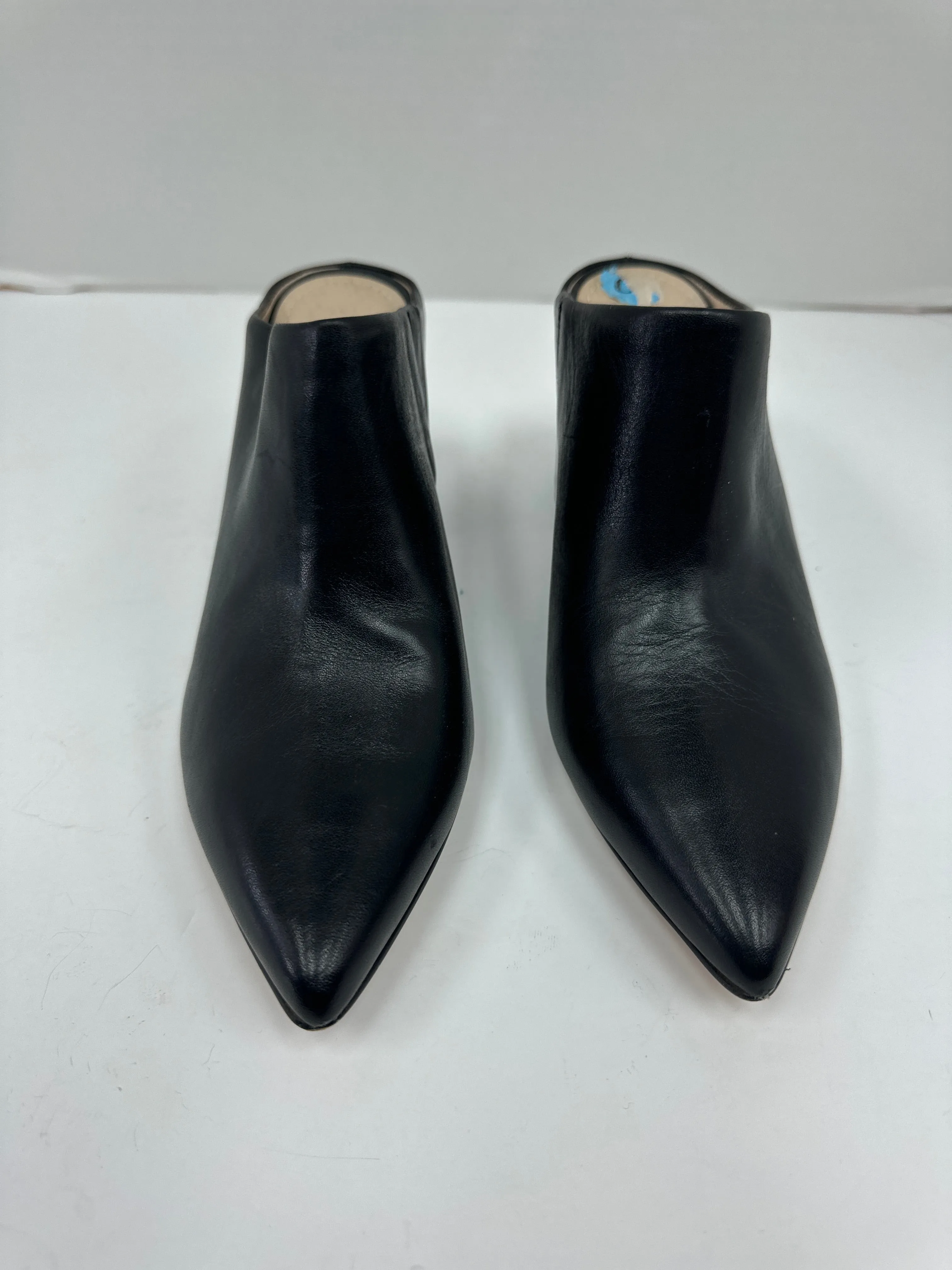 Black Boots Ankle Heels Marc Fisher, Size 6.5