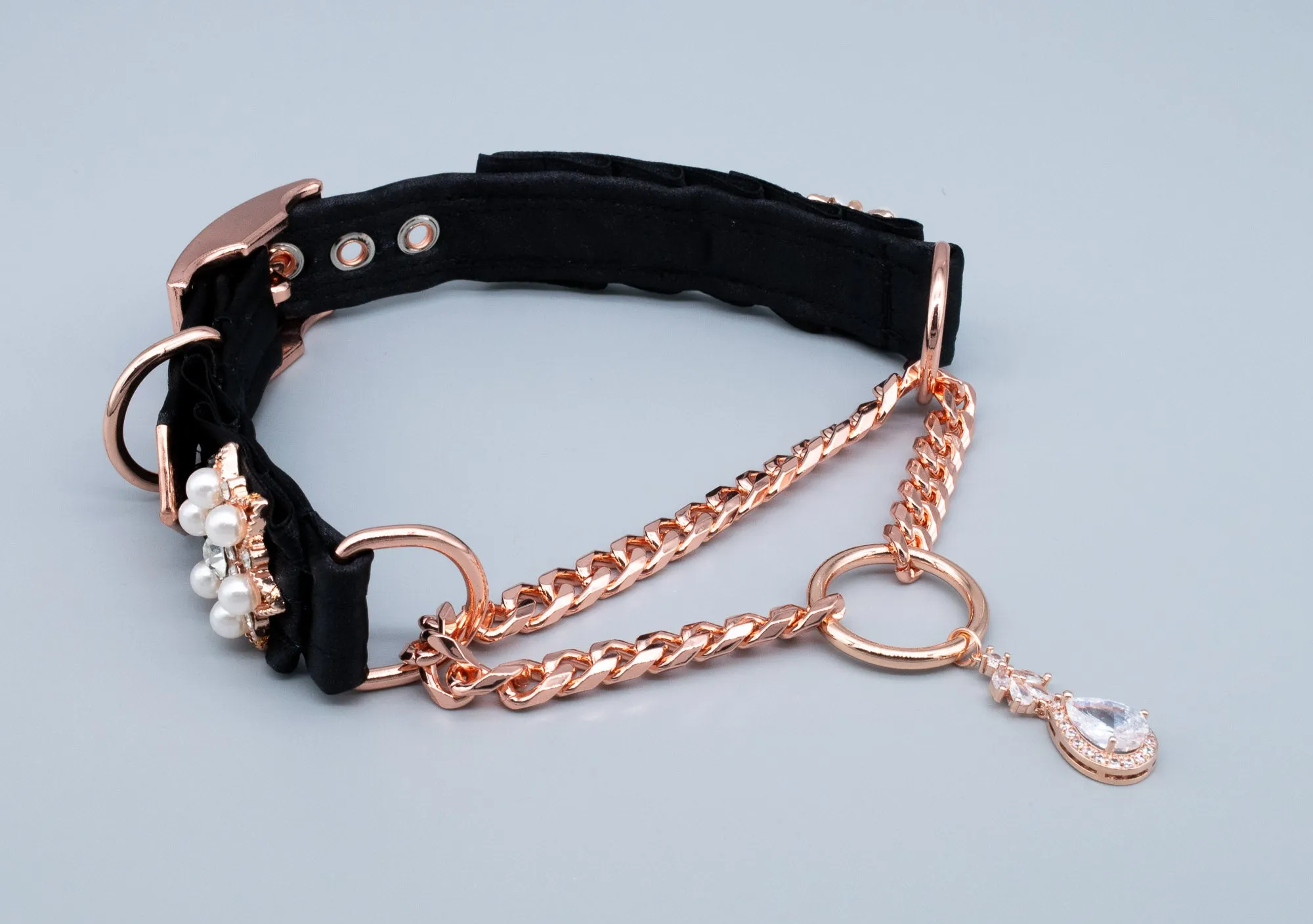 Black Luxury Martingale Collar