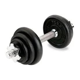 BLACK PAINTED DUMBBELL 1 PIECE SET QJ-DS009 (20KG)