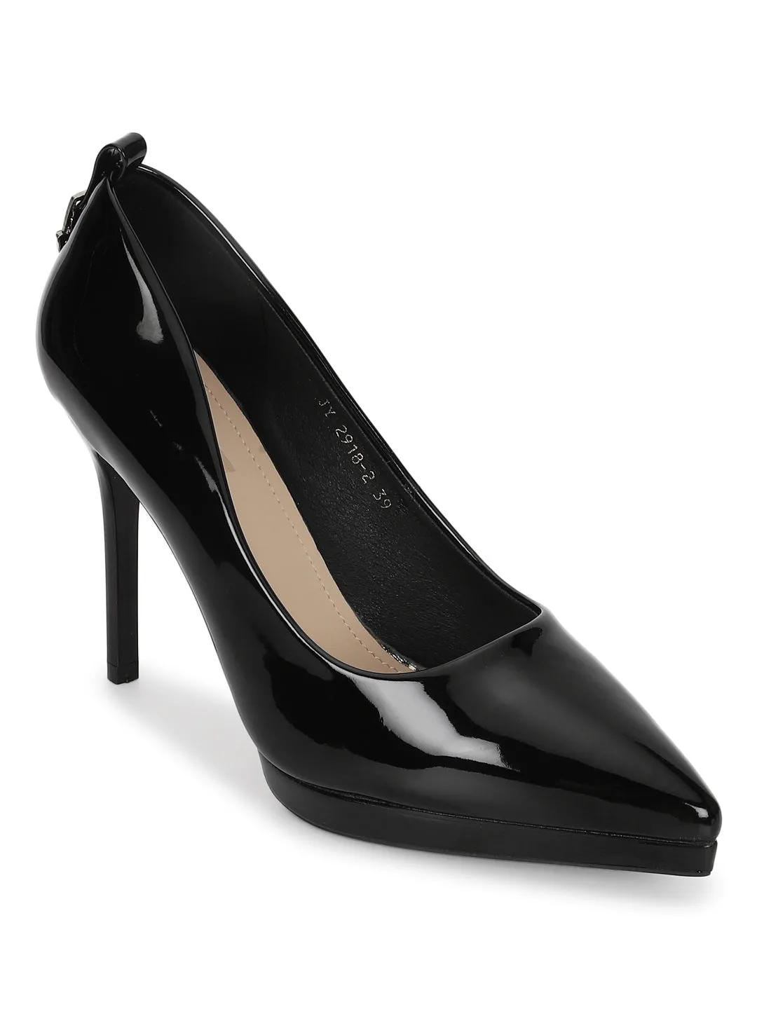 Black Patent Stiletto Heel Pumps (TC-ML058-BLK)