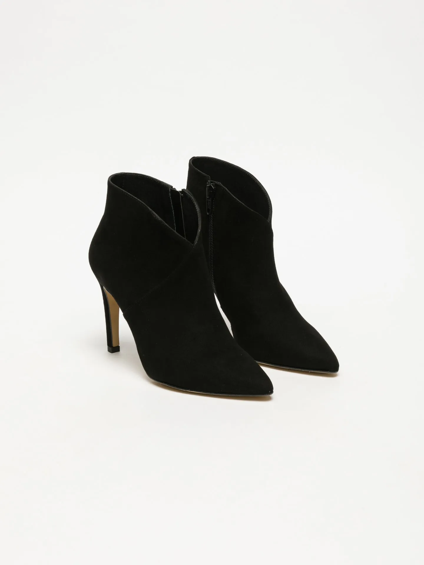 Black Pointed Toe Ankle Boots