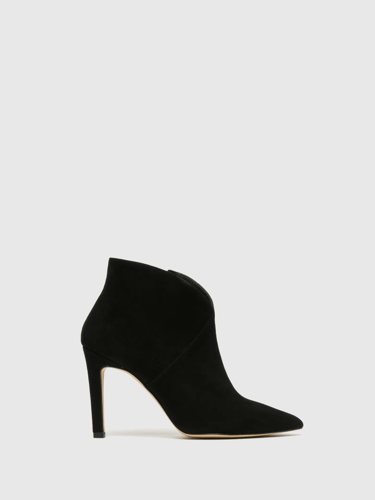 Black Pointed Toe Ankle Boots