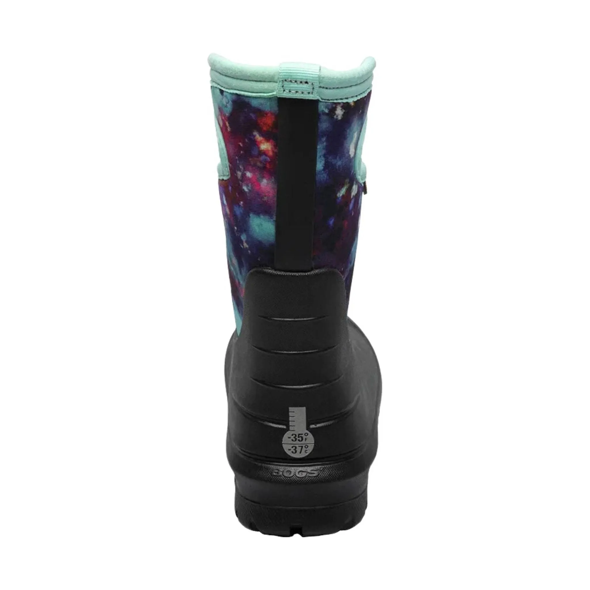 Bogs Kids' Neo Classic Sparkle Space Rain Boots - Blue Multi