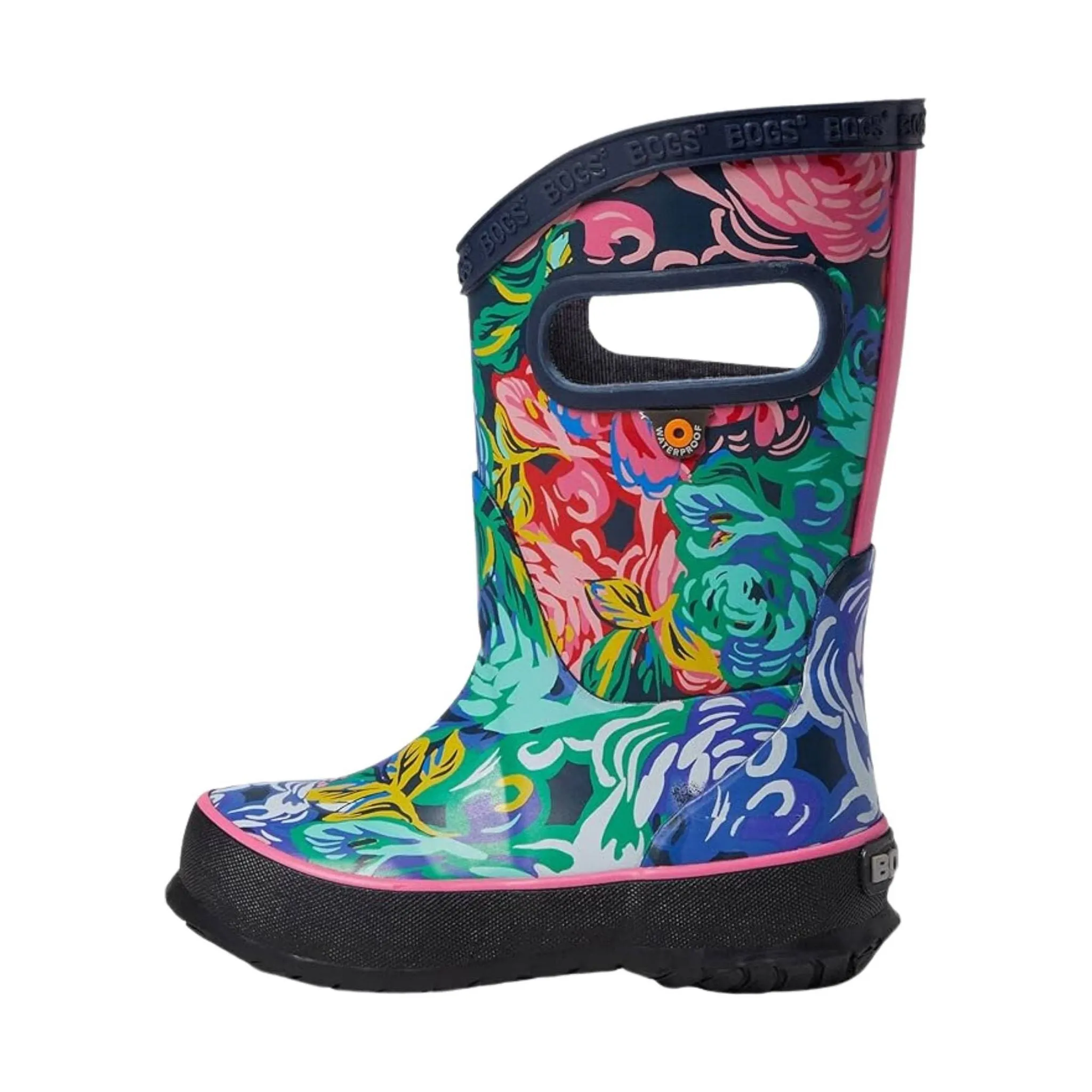 Bogs Kids' Rose Garden Rain Boots - Rose Multi