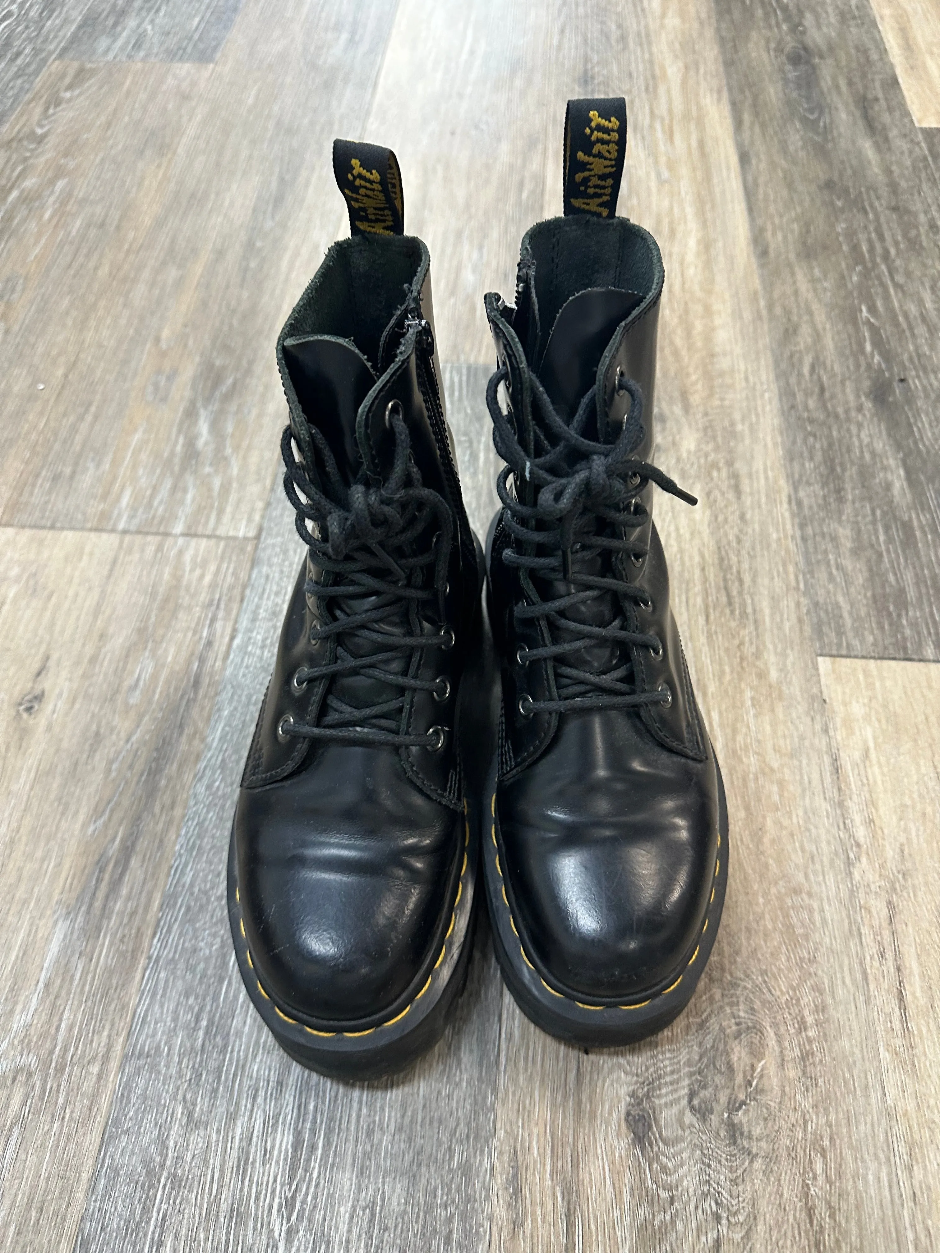 Boots Combat By Dr Martens In Black, Size: 6