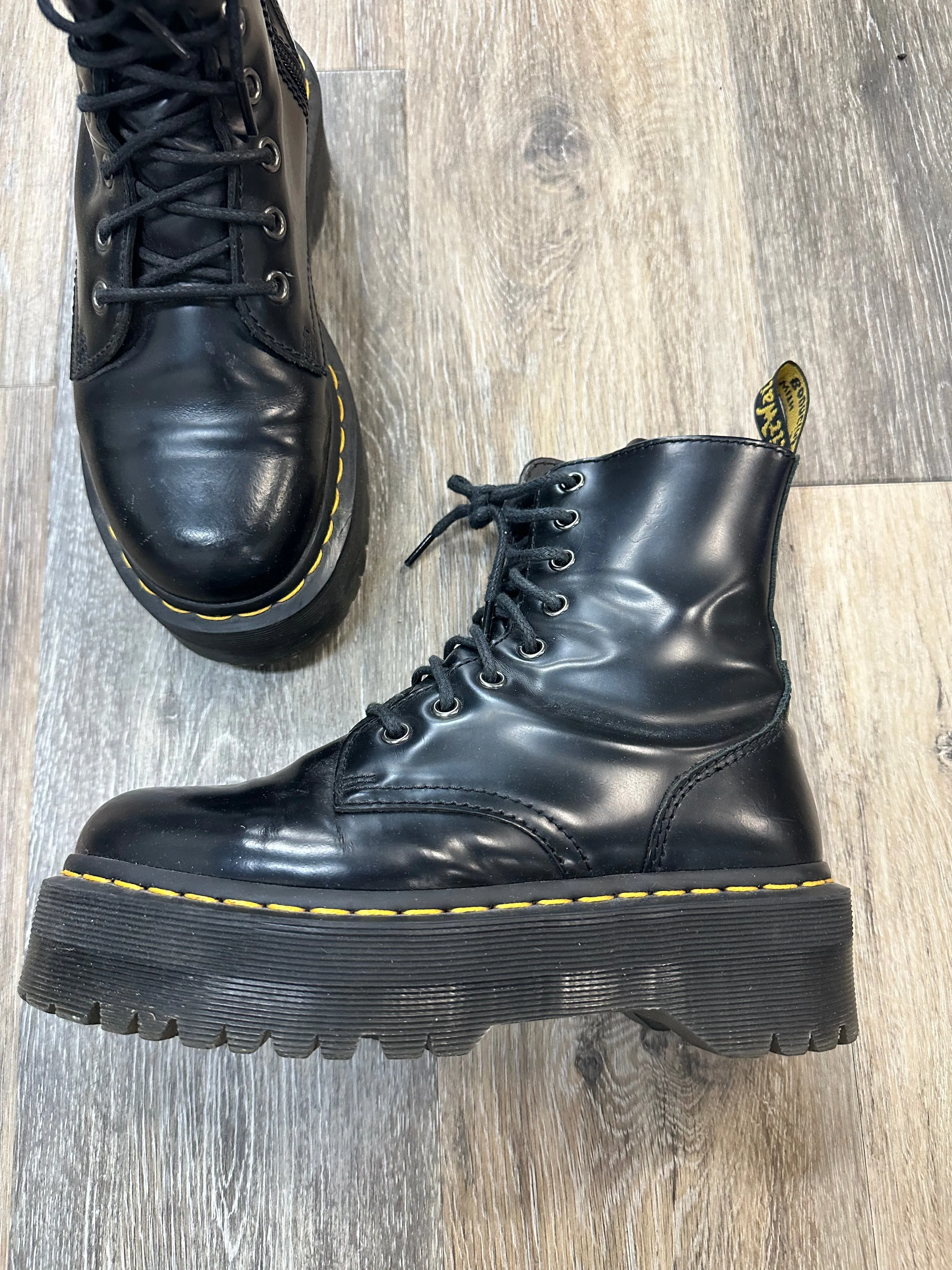 Boots Combat By Dr Martens In Black, Size: 6