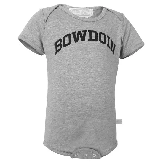 Bowdoin Diaper Shirt with Bowdoin & Paw