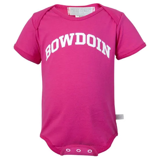 Bowdoin Diaper Shirt with Bowdoin & Paw