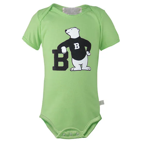 Bowdoin Spirit Bear Diaper Shirt from Third Street