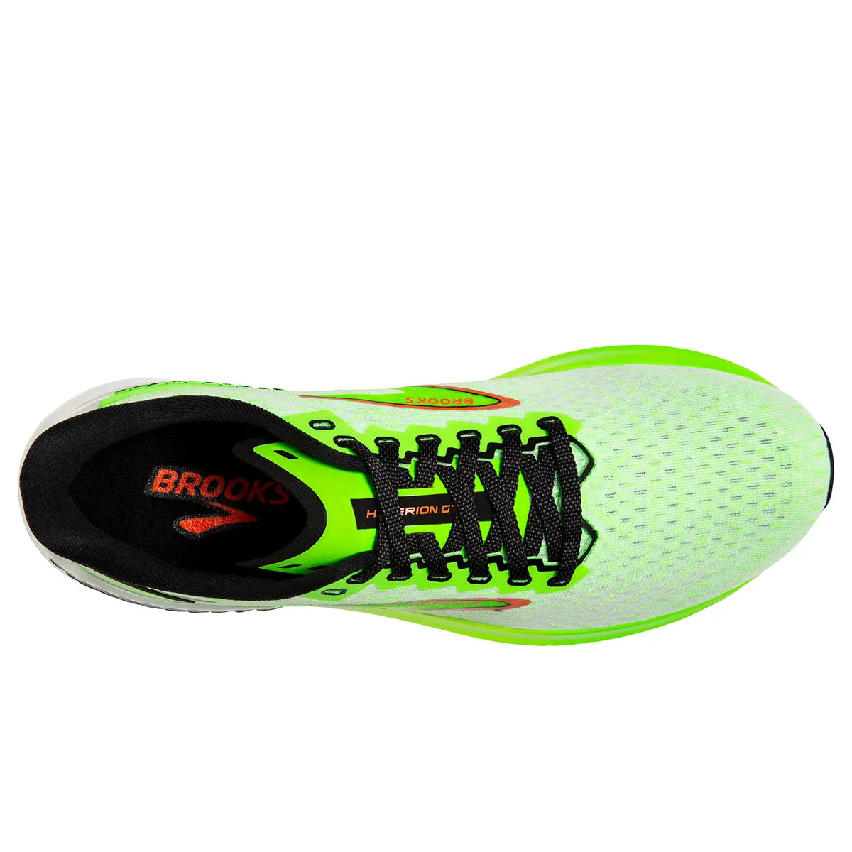 Brooks Hyperion GTS Mens | Green Gecko/red Orange/white