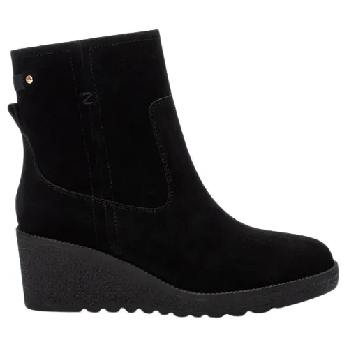 Carmela Ladies Wedge Boots - 161920 - Black