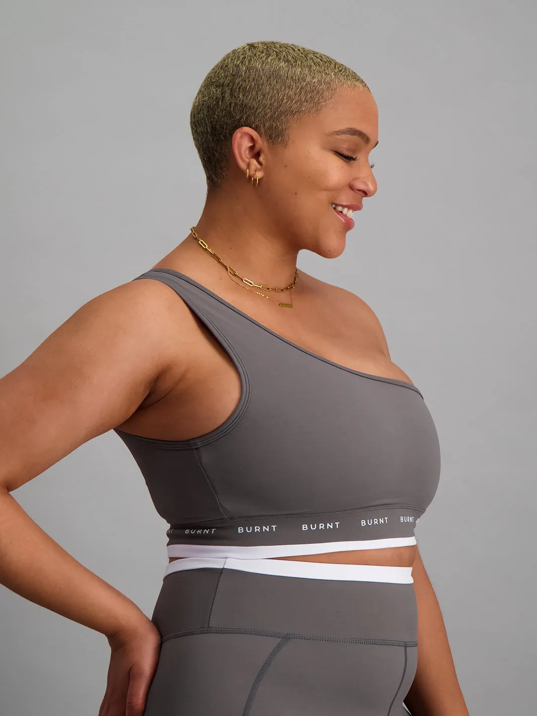 Chelsea Sports Bra - Charcoal Grey