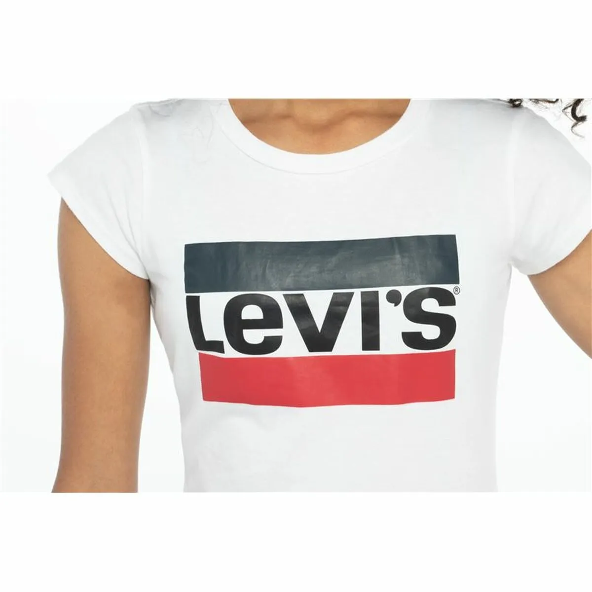 Children’s Short Sleeve T-Shirt Levi's Sportswea White