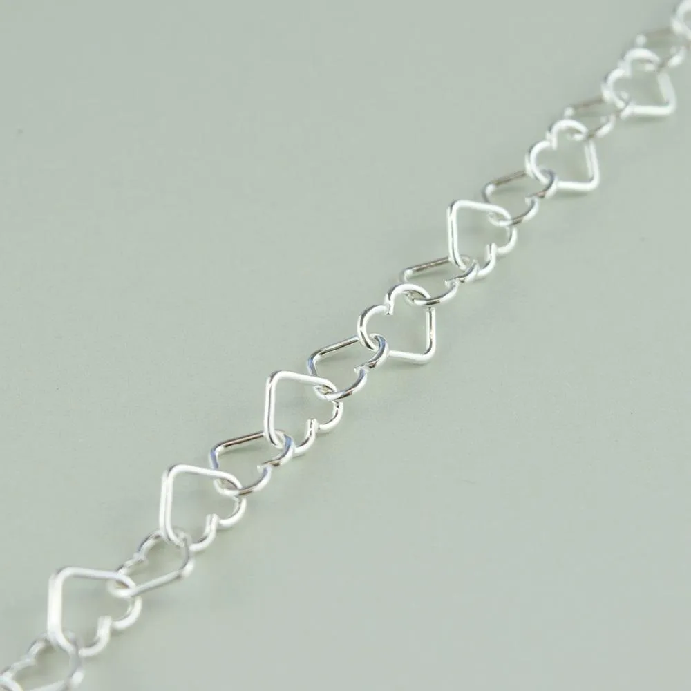 Children's Silver Heart Bracelet