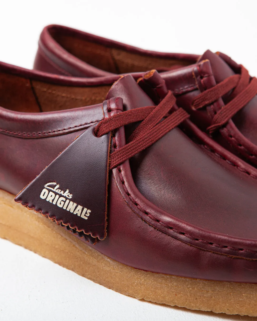 Clarks Originals Wallabee Damson Leather