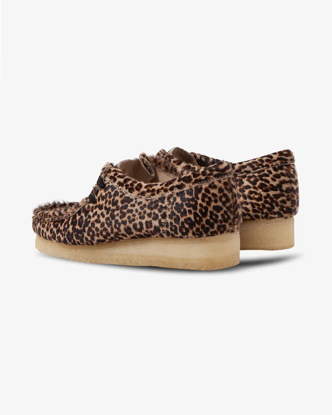 Clarks Originals Wallabee Leopard Print