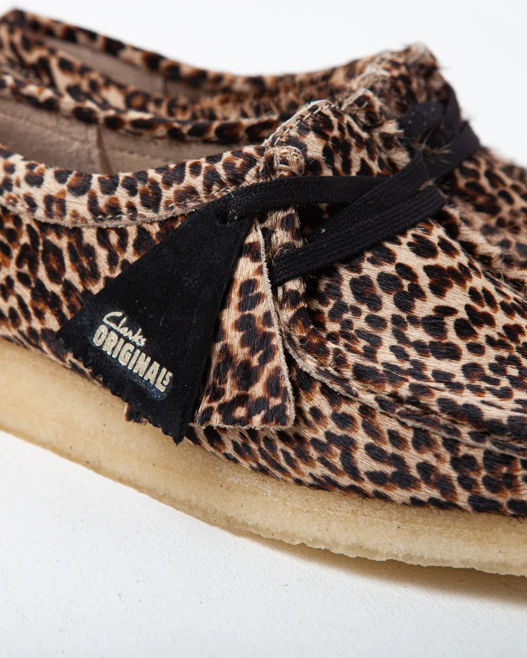 Clarks Originals Wallabee Leopard Print