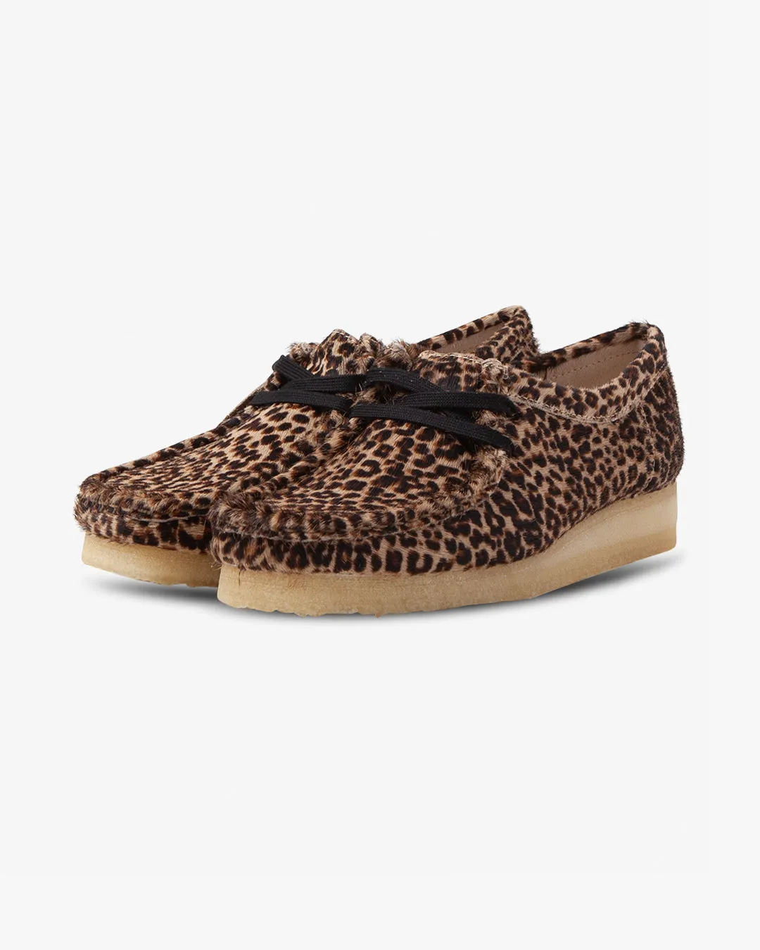 Clarks Originals Wallabee Leopard Print