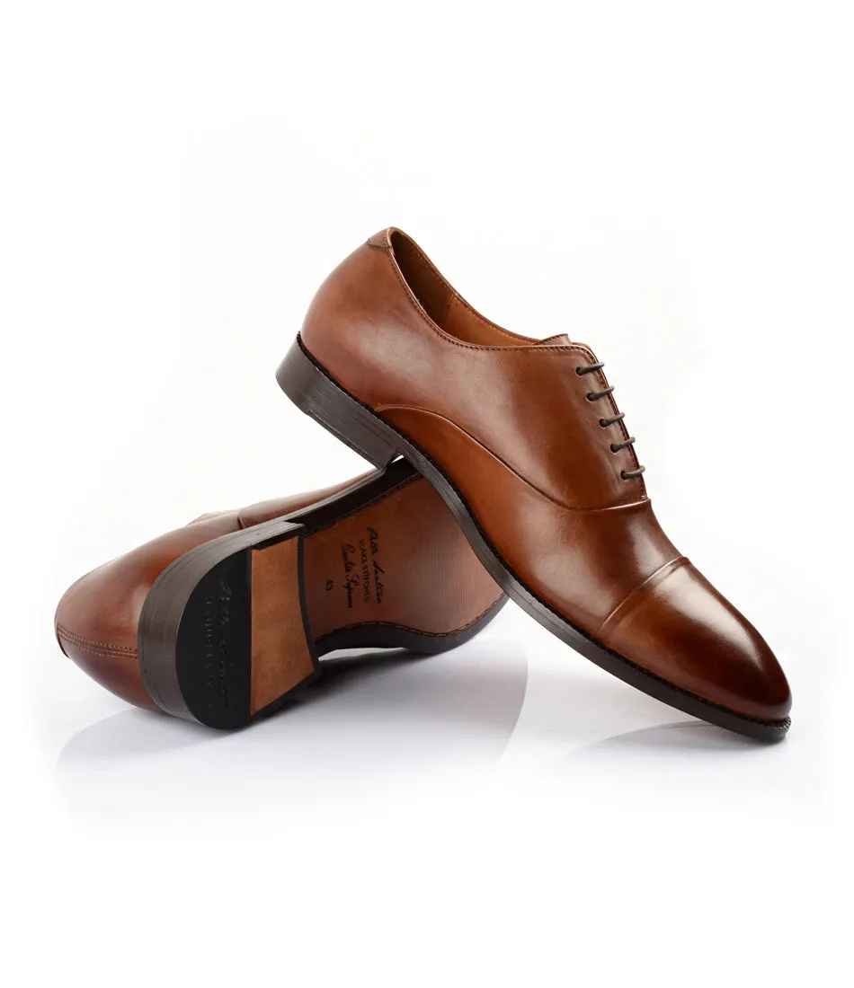 Classic Cap Toe Oxfords - Caramel