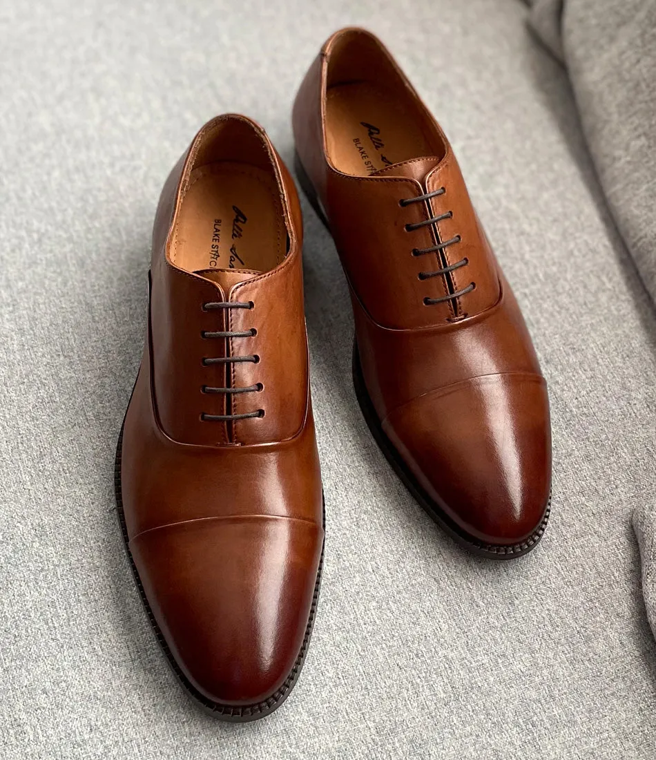 Classic Cap Toe Oxfords - Caramel