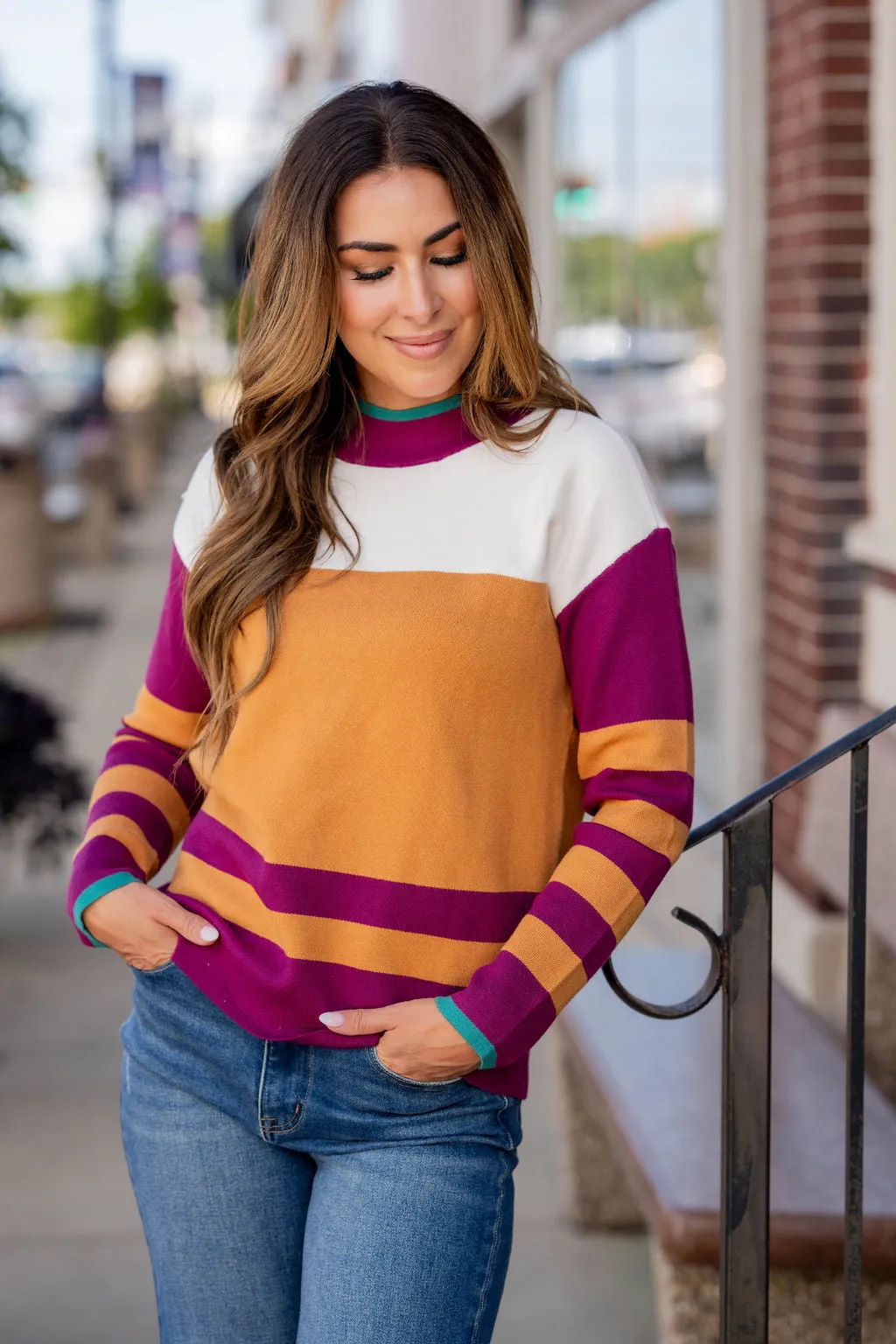 Color Craze Striped Sweater