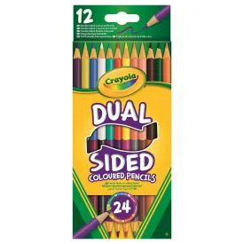 Crayola 12 Dual Sided Coloured Pencils