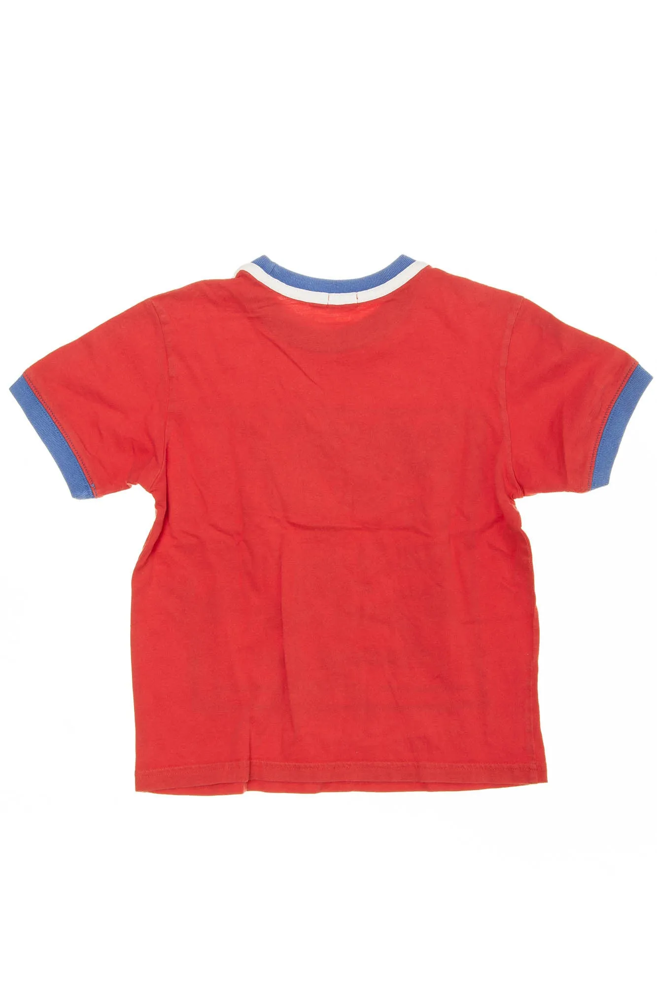 Diesel - Red Short Sleeve Shirt with Blue Trim - 7