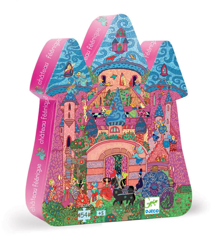 Djeco The Fairy Castle 54pc Silhouette Puzzle