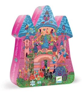 Djeco The Fairy Castle 54pc Silhouette Puzzle