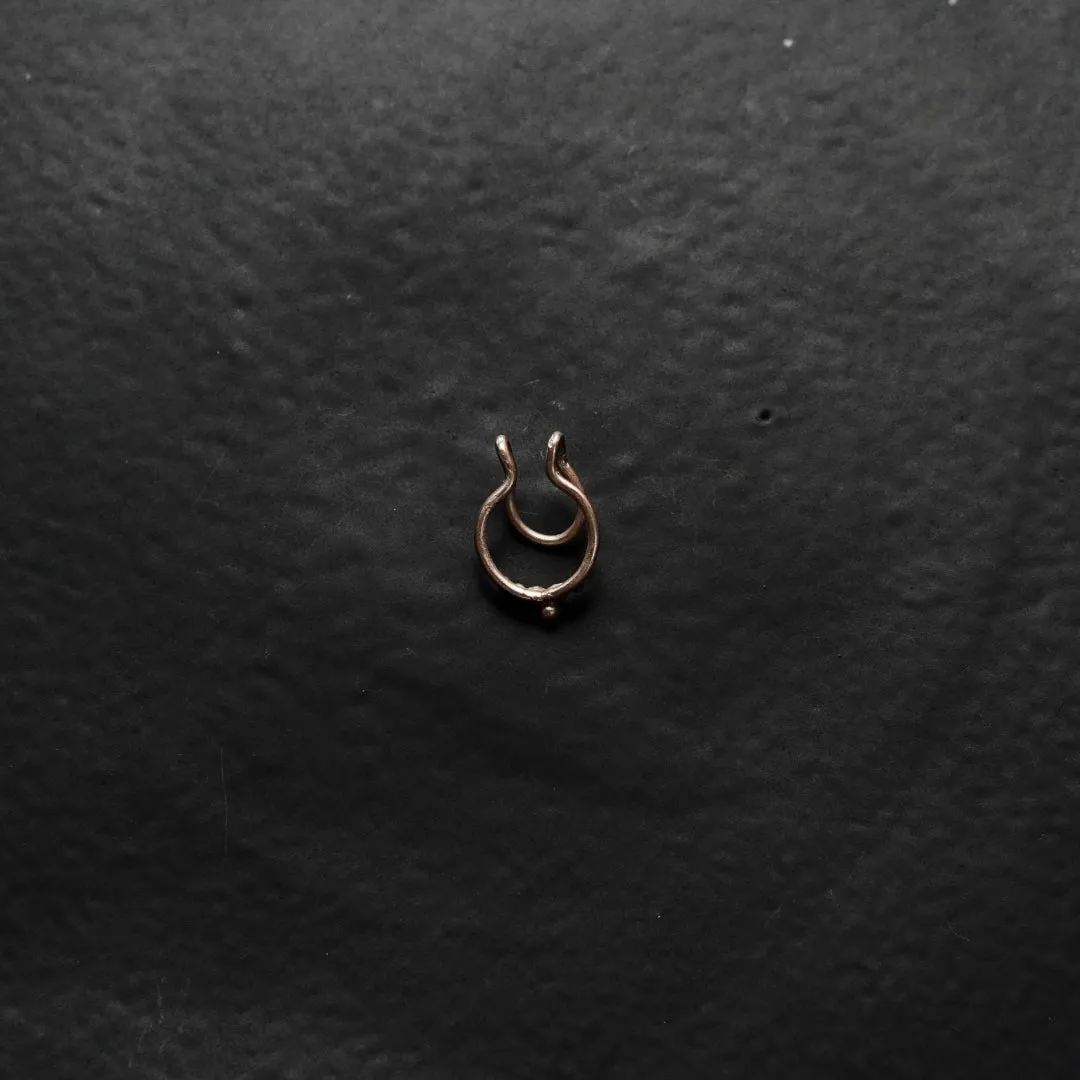 Droplets Septum Ring(Clipon)