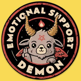 'Emotional Support Demon' Sticker