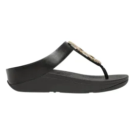 FitFlop Women's Fino Crystal Chain Black