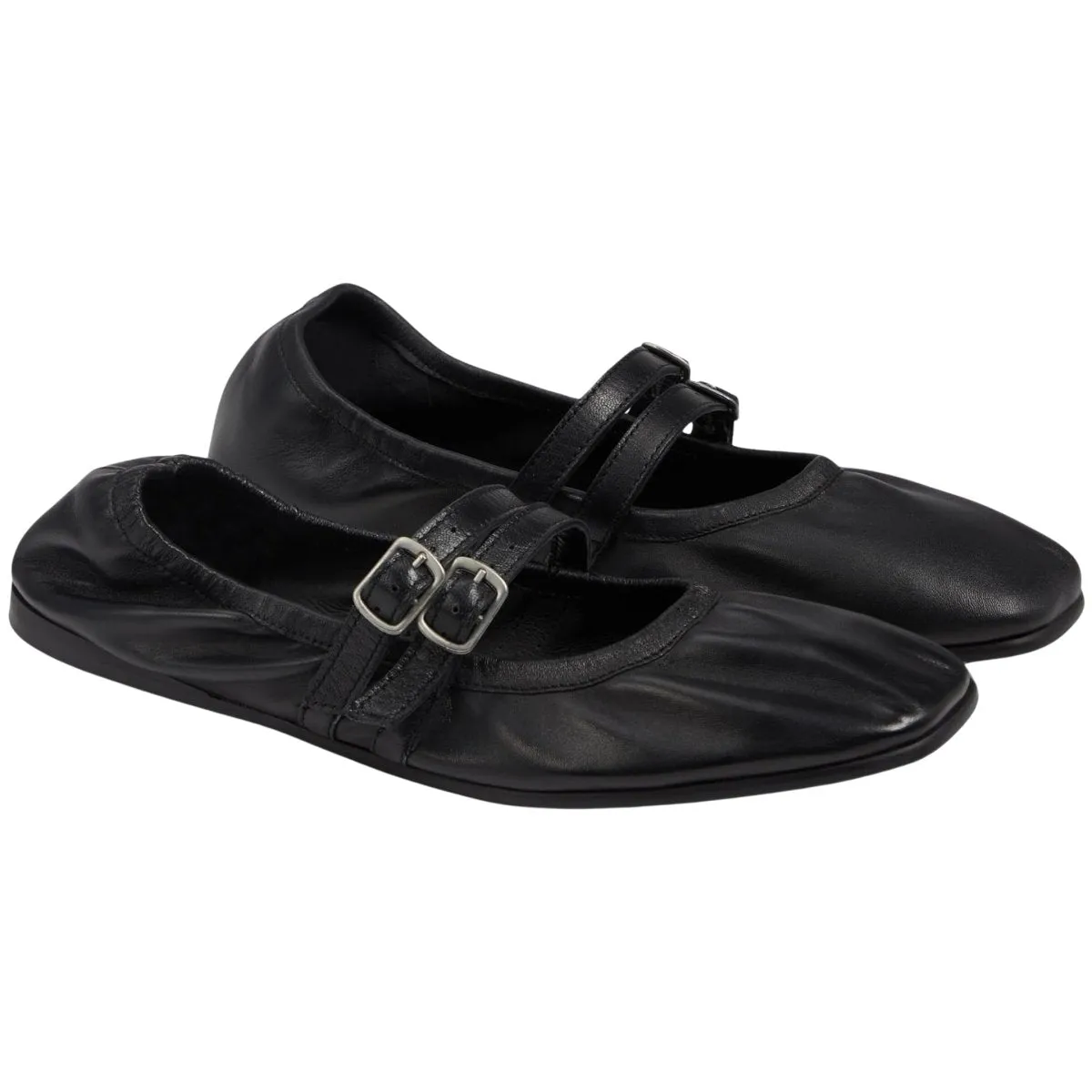 Free People Women's Gemini Ballet Flat Black