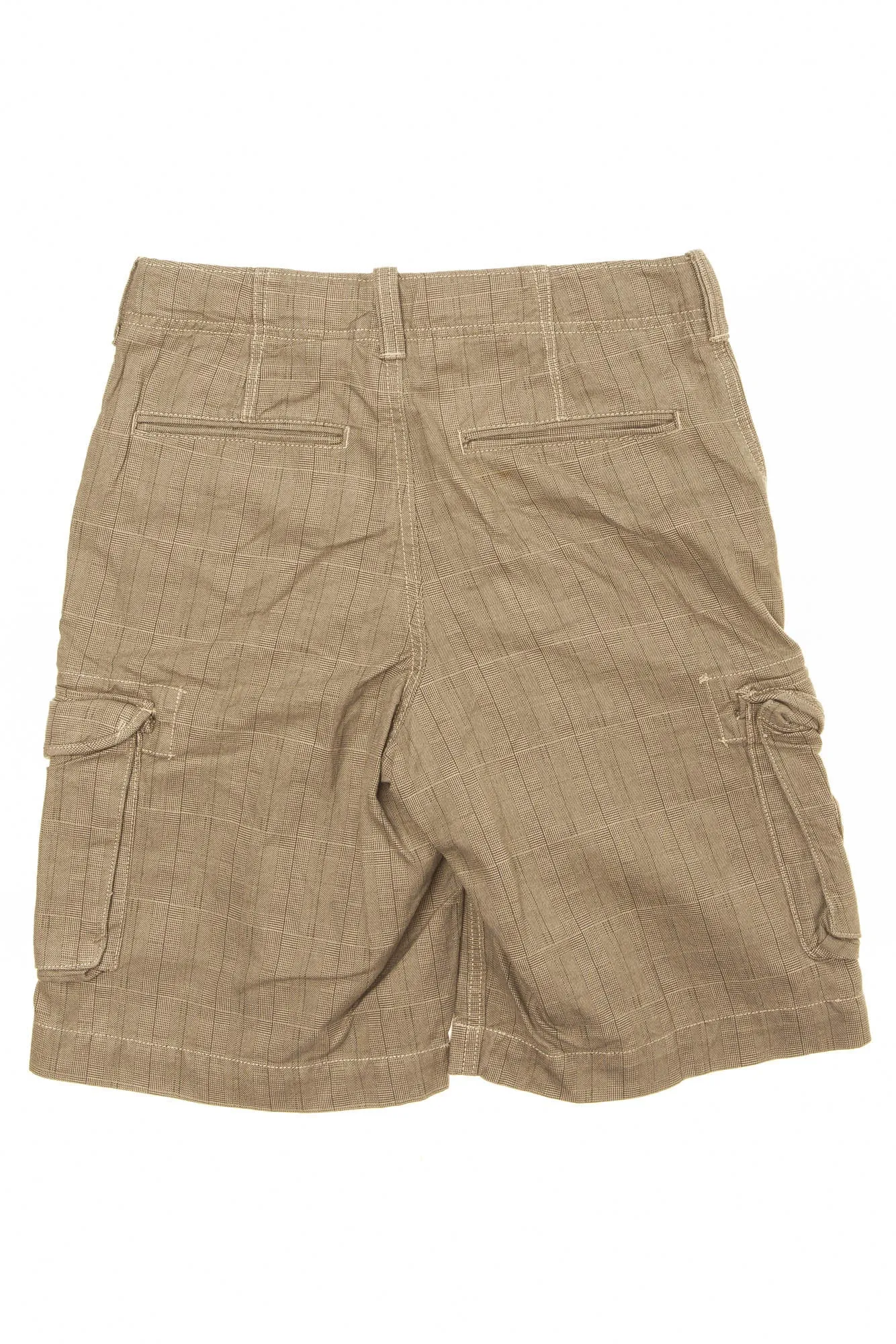 GapKids - Brown Plaid Cargo Shorts - 14